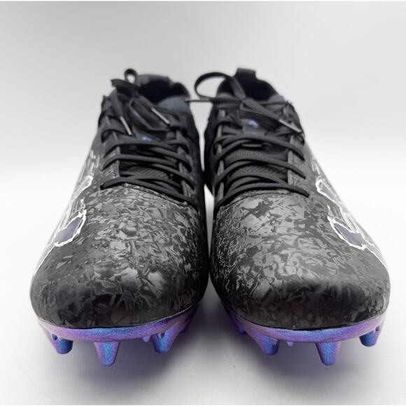 Under Armour Mens US 8 Blur Smoke Suede 2.0 MC Molded Football Cleats Black NWOB main image 5